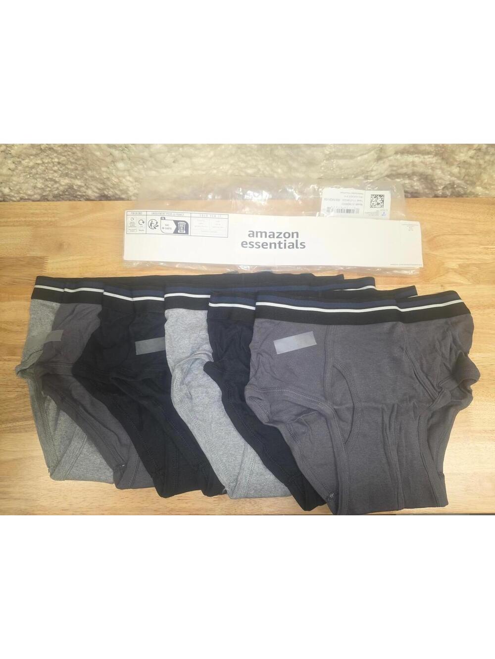 Amazon Essentials Men’s Cotton Tag Free Briefs Underwear 7 Pack Small